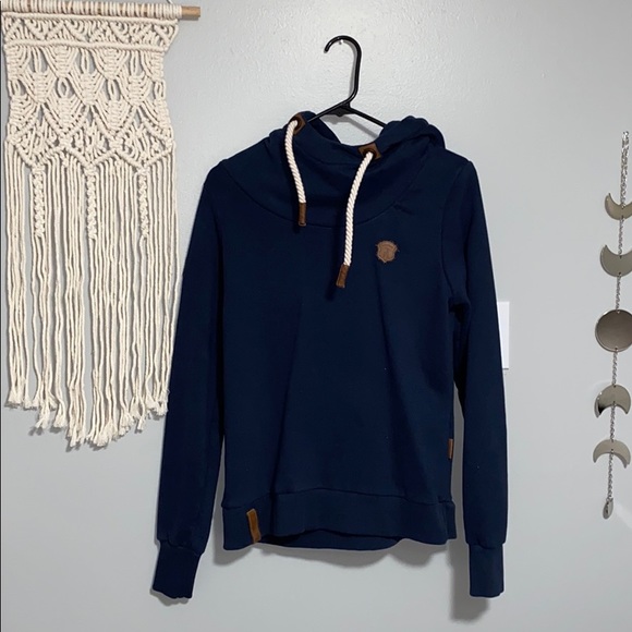 Naketano Tops - Navy Hoodie -Naketano